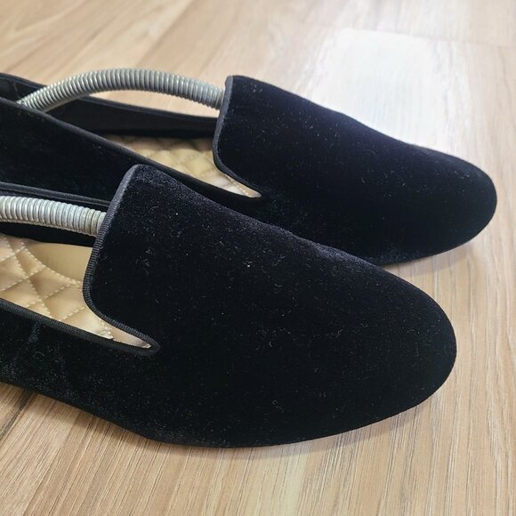 Birdies Women’s Black Velvet Loafers Size 10 - Picture 7 of 9